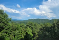 Rainbow over the mountains