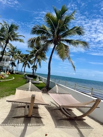 Lots of areas to relax, even though the beach area was a total bust.