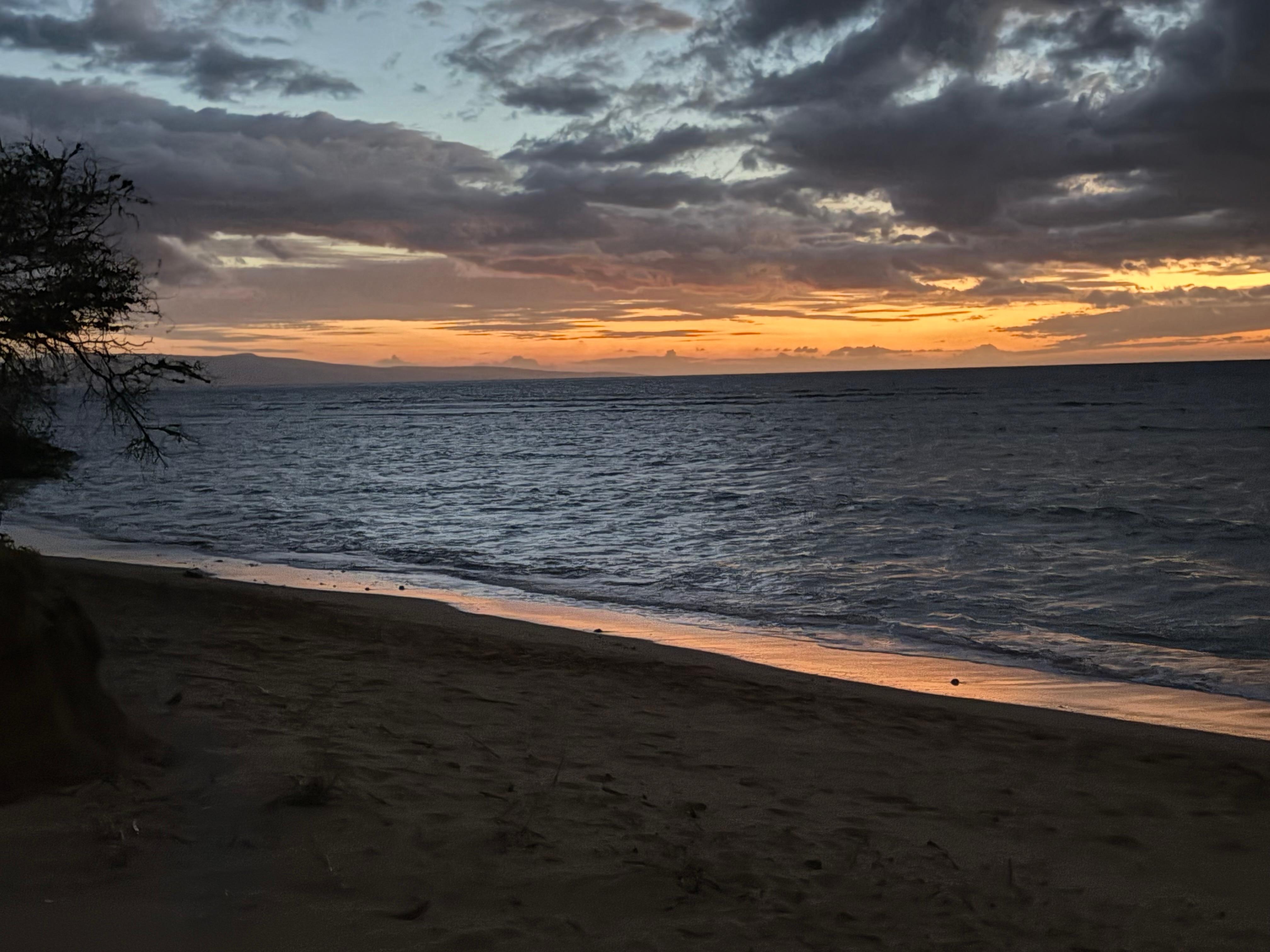 Sunset from the beach