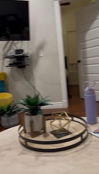 Living room looking into the bedroom