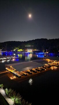 Night view from the balcony