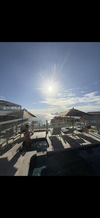Morning coffee, watching the sun come up and the fish boats leave the harbour Looking for the special Marlin
