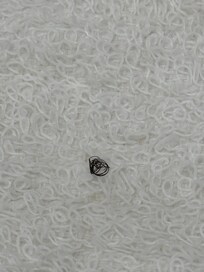 Nasty ass hair on wash cloth