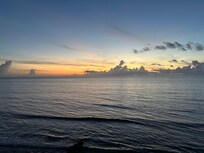 Sunrise from our balcony