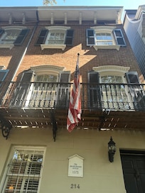 My view of the beautiful home when I arrived