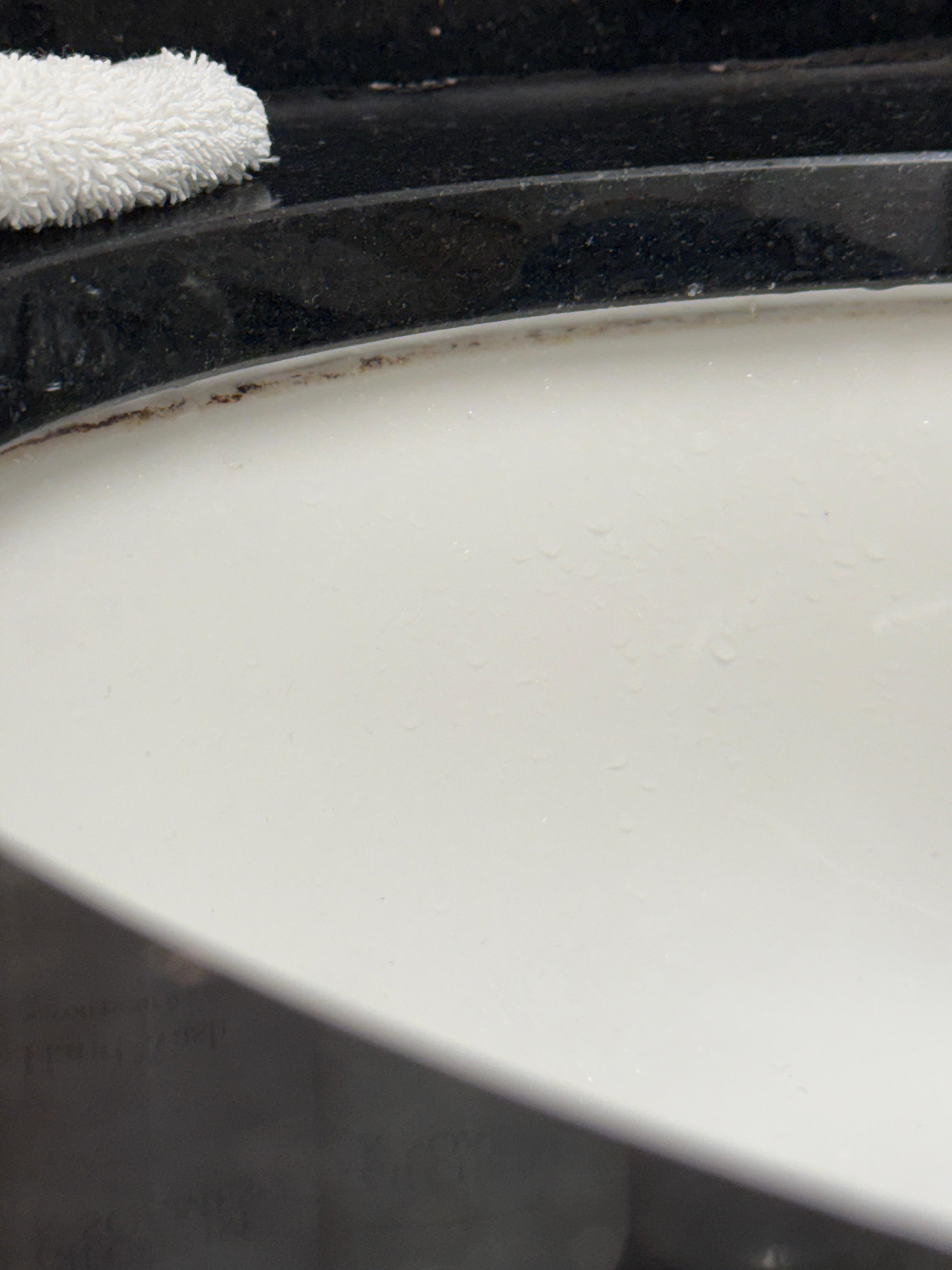 Black ring around sink