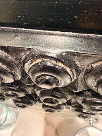 Mold in the bathrooms