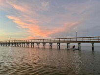 Short kayak paddle from the home. The pier. Easy walking access too.