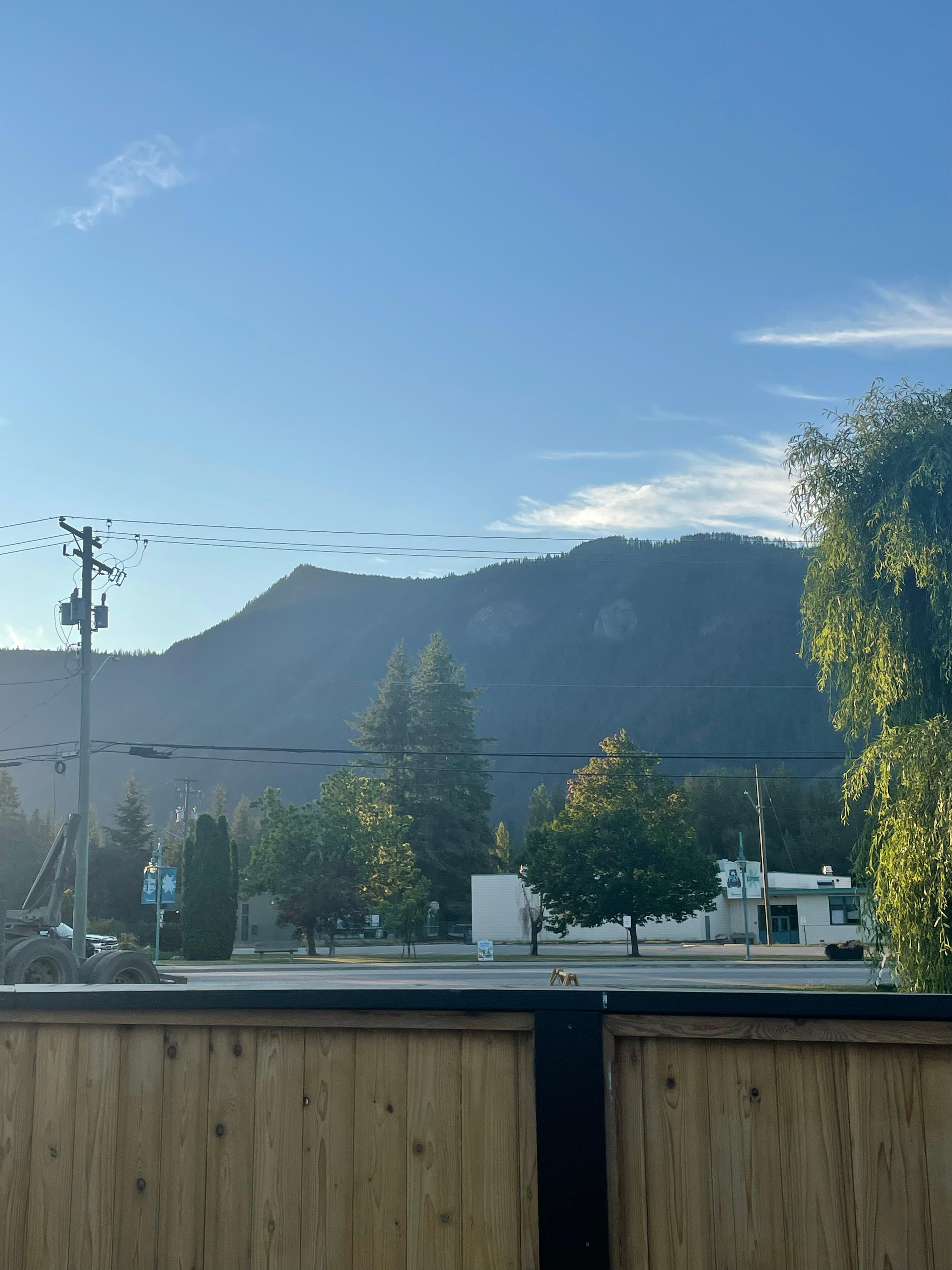 View from pool deck 