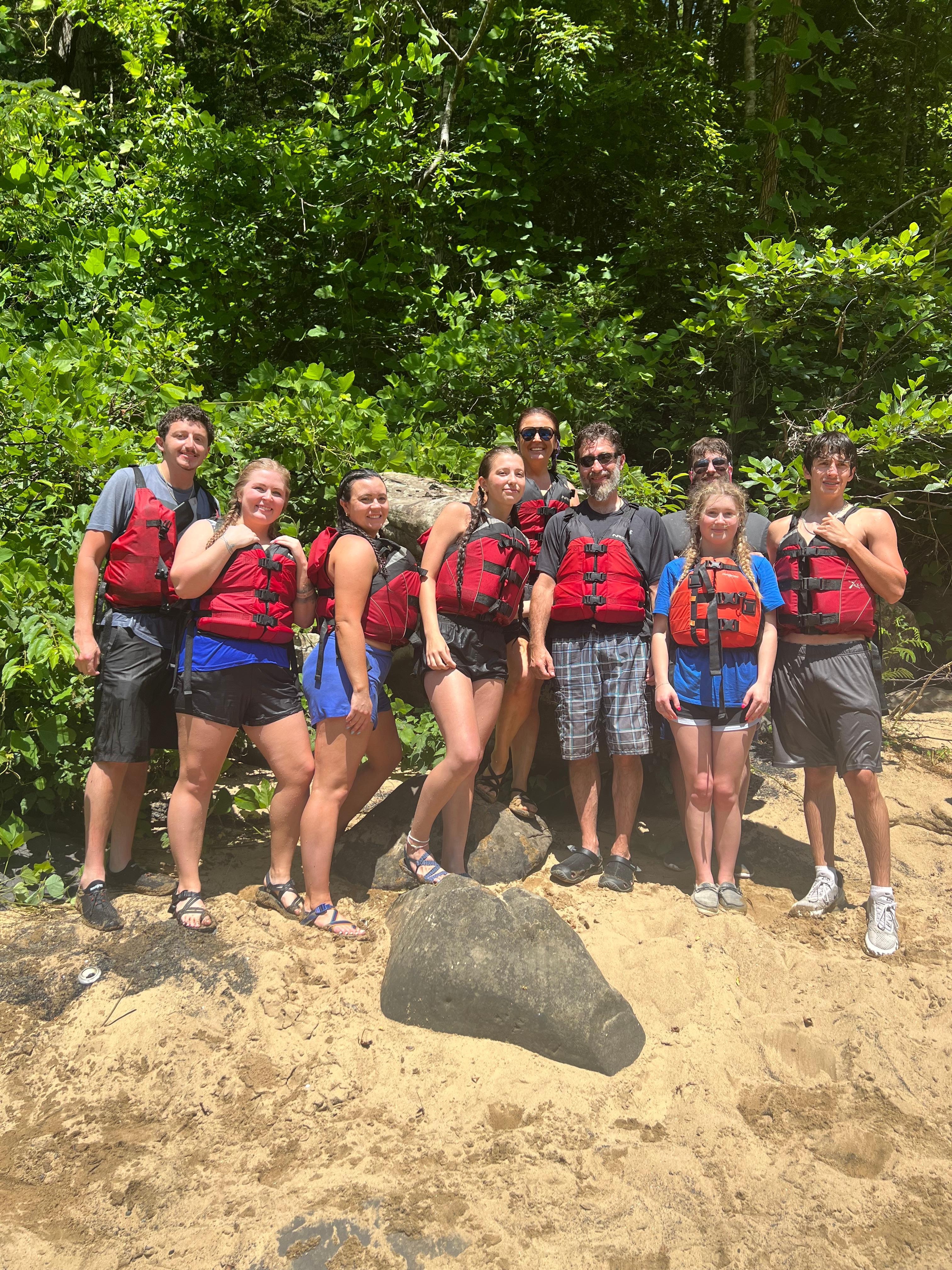 White water rafting at Sheltowee Trace