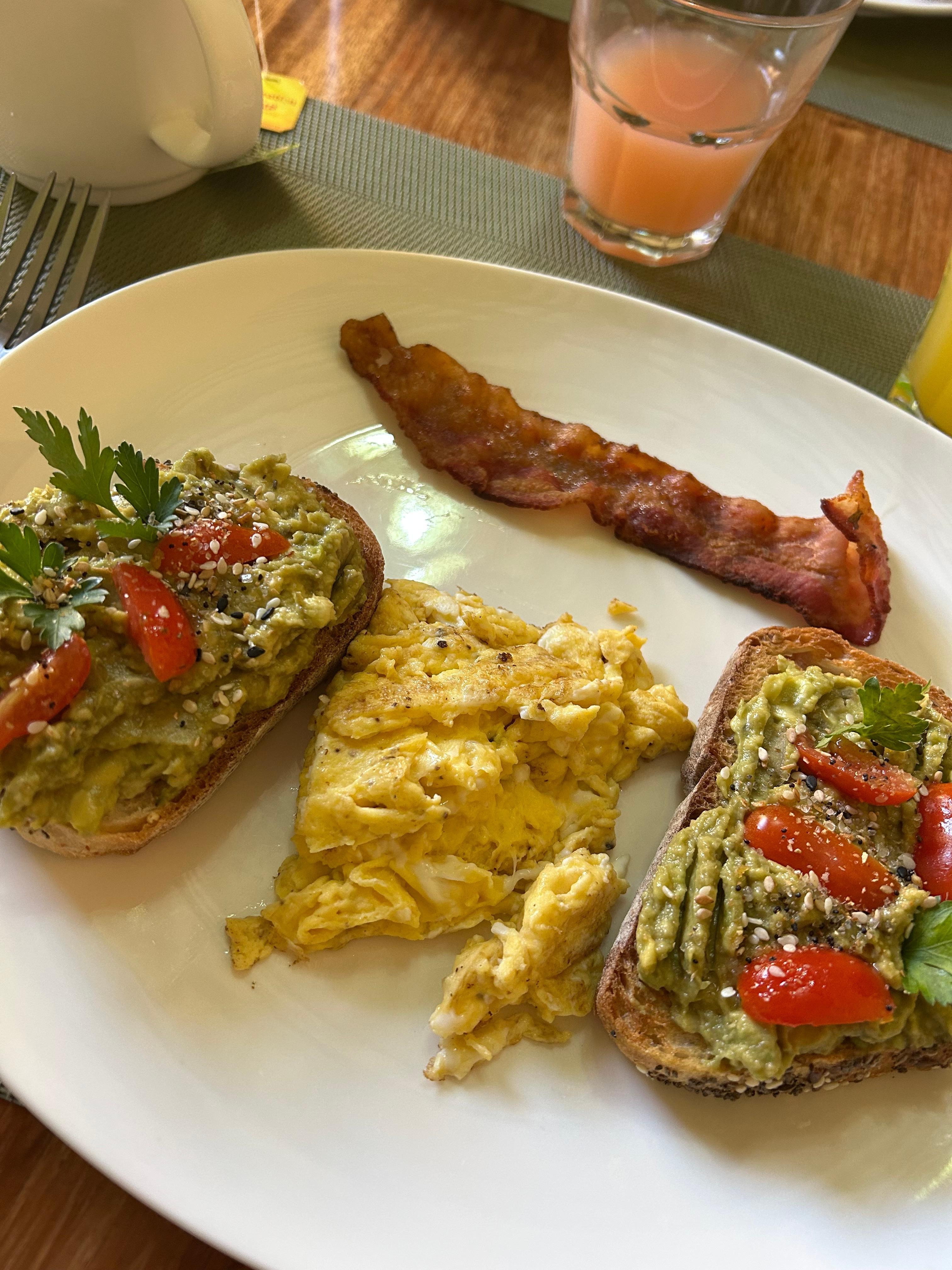 Avocadomackprna till frukost var supergoda!