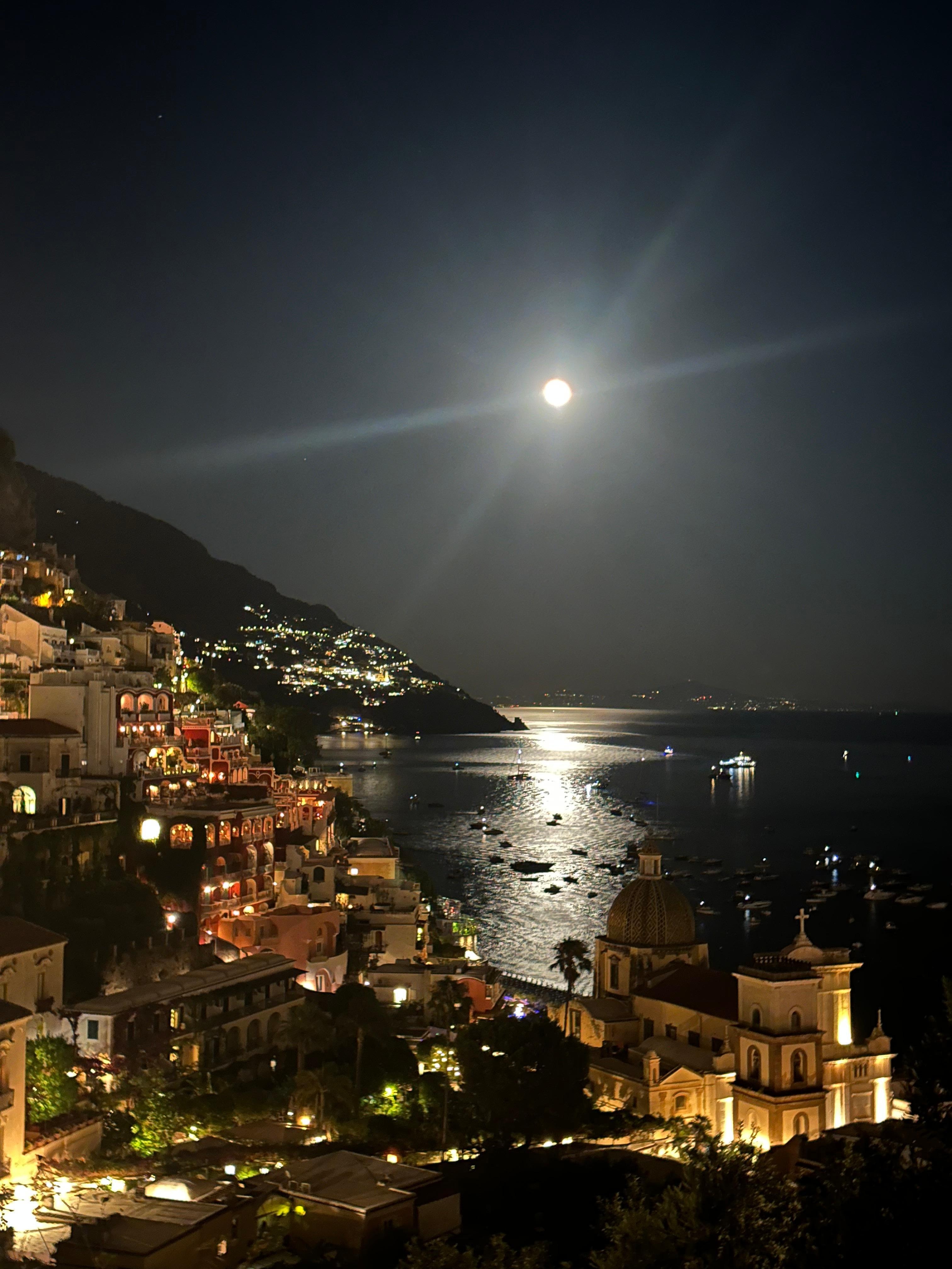 Night view from the   Balcony