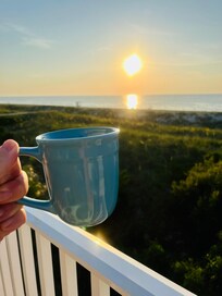 Sunrise from the deck