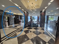 Lift lead to the nicer tower