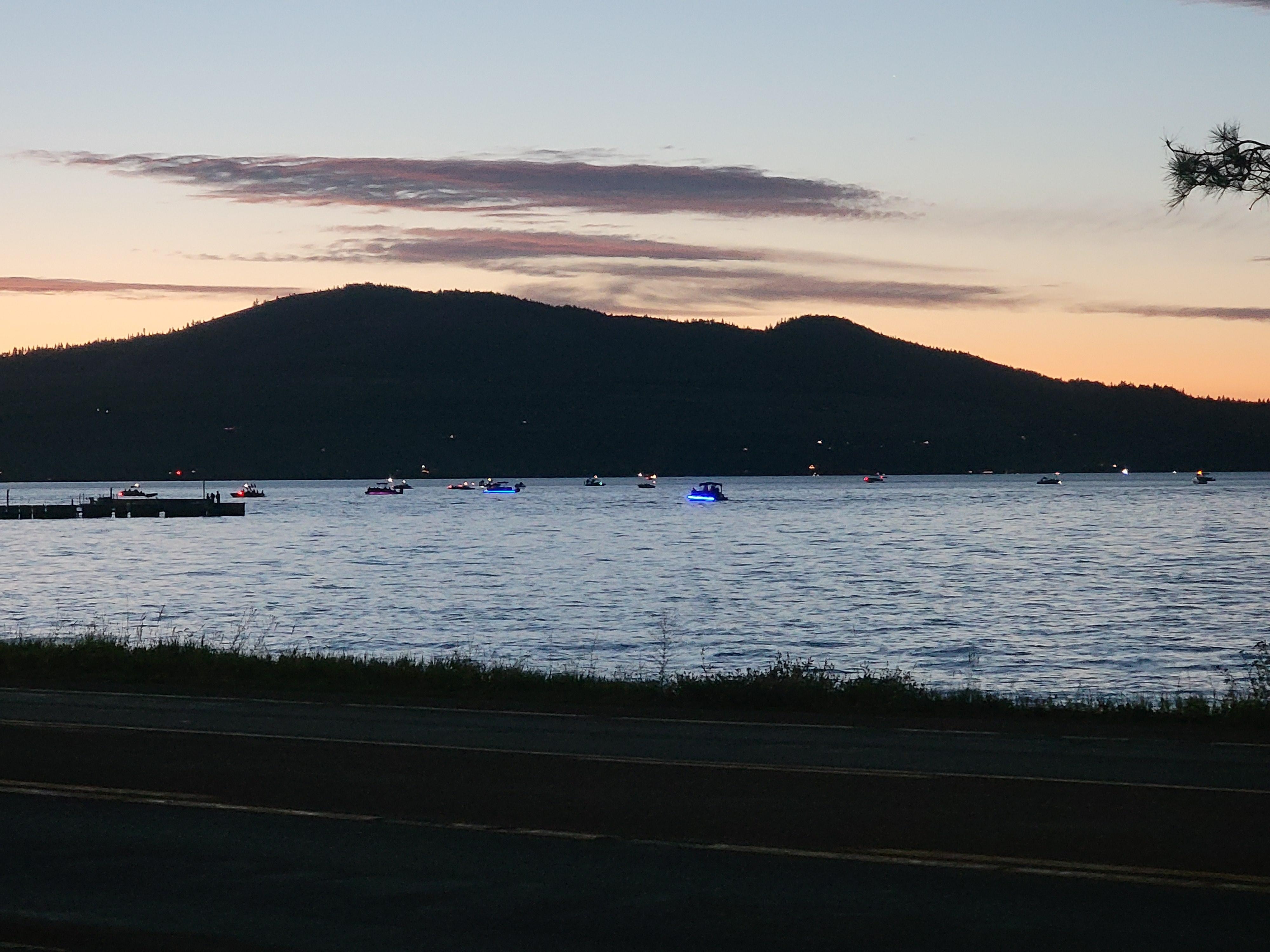 View from the parking lot
