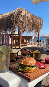 Private beach was so perfect.