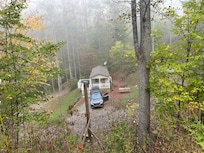 All the way up the path at the lookout point view