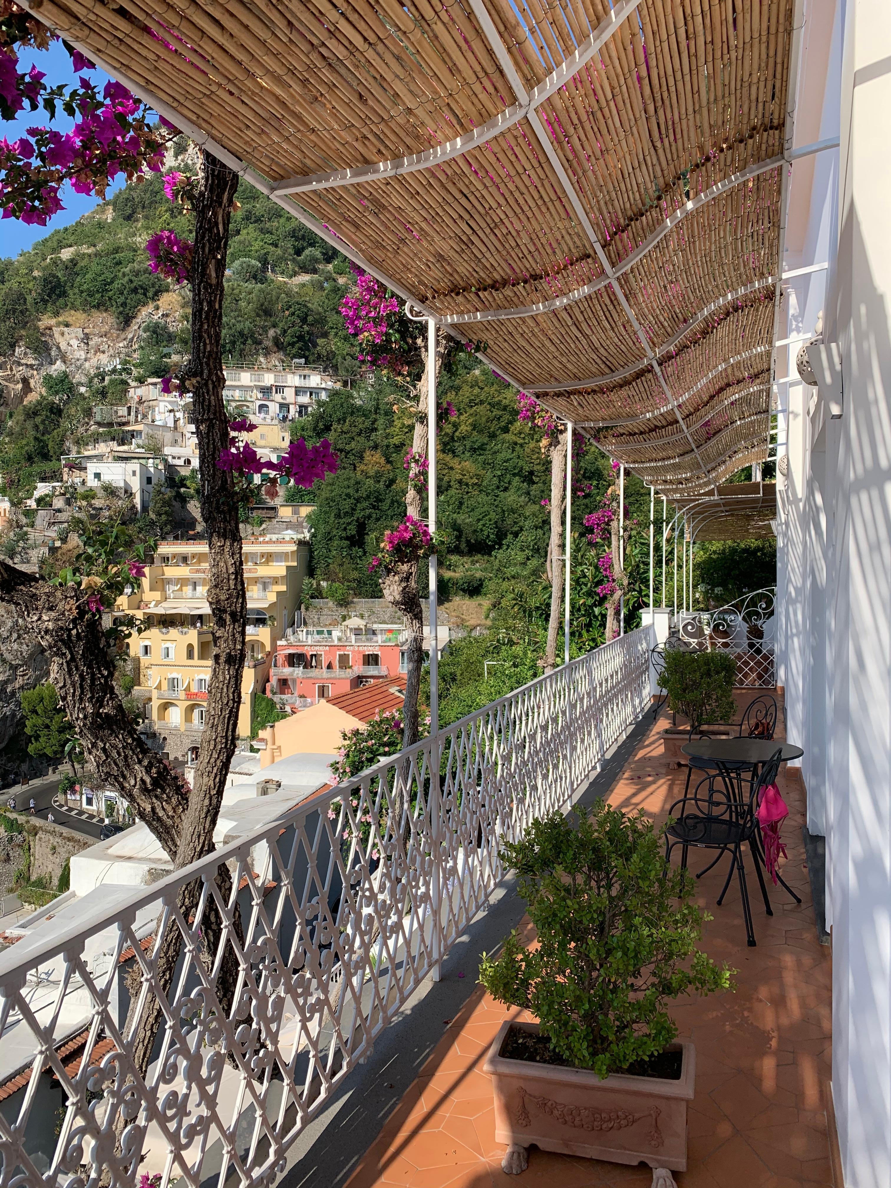 Balcony of the rooms