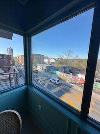 Vie of the capital in the distance…