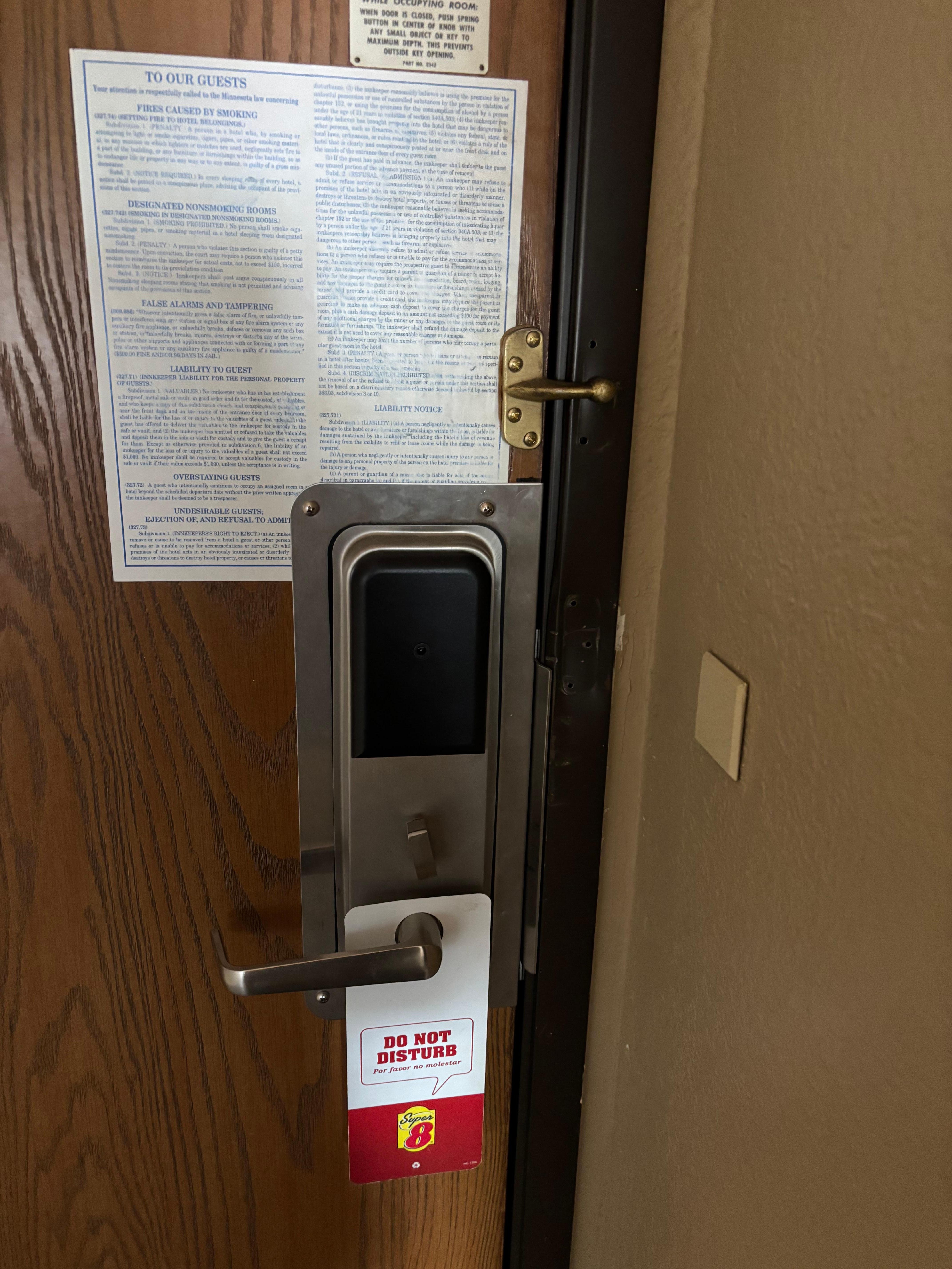 Did not have a safety latch.