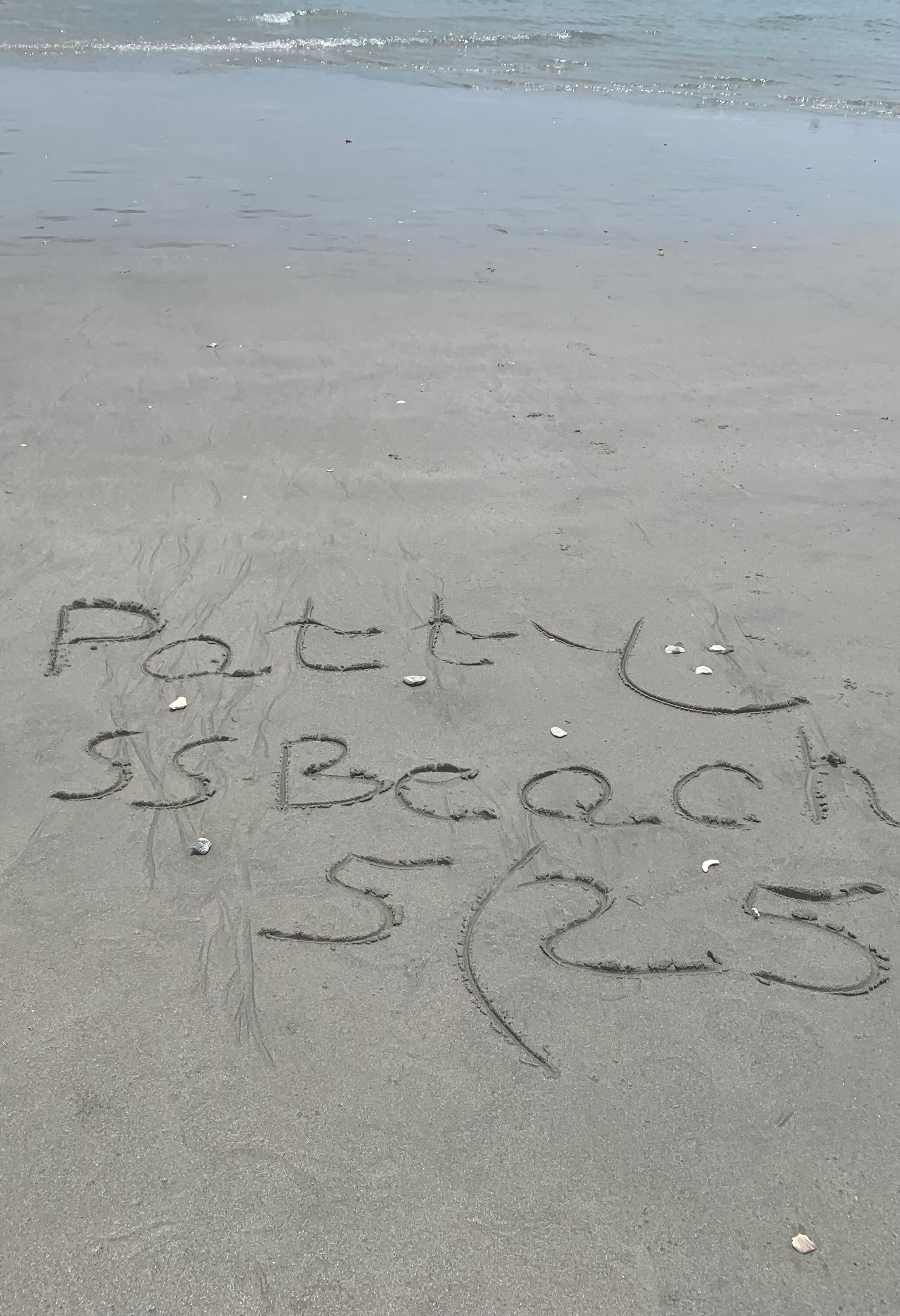 Playing in the sand
