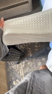 wool blanket provided as a “fix” to broken heater