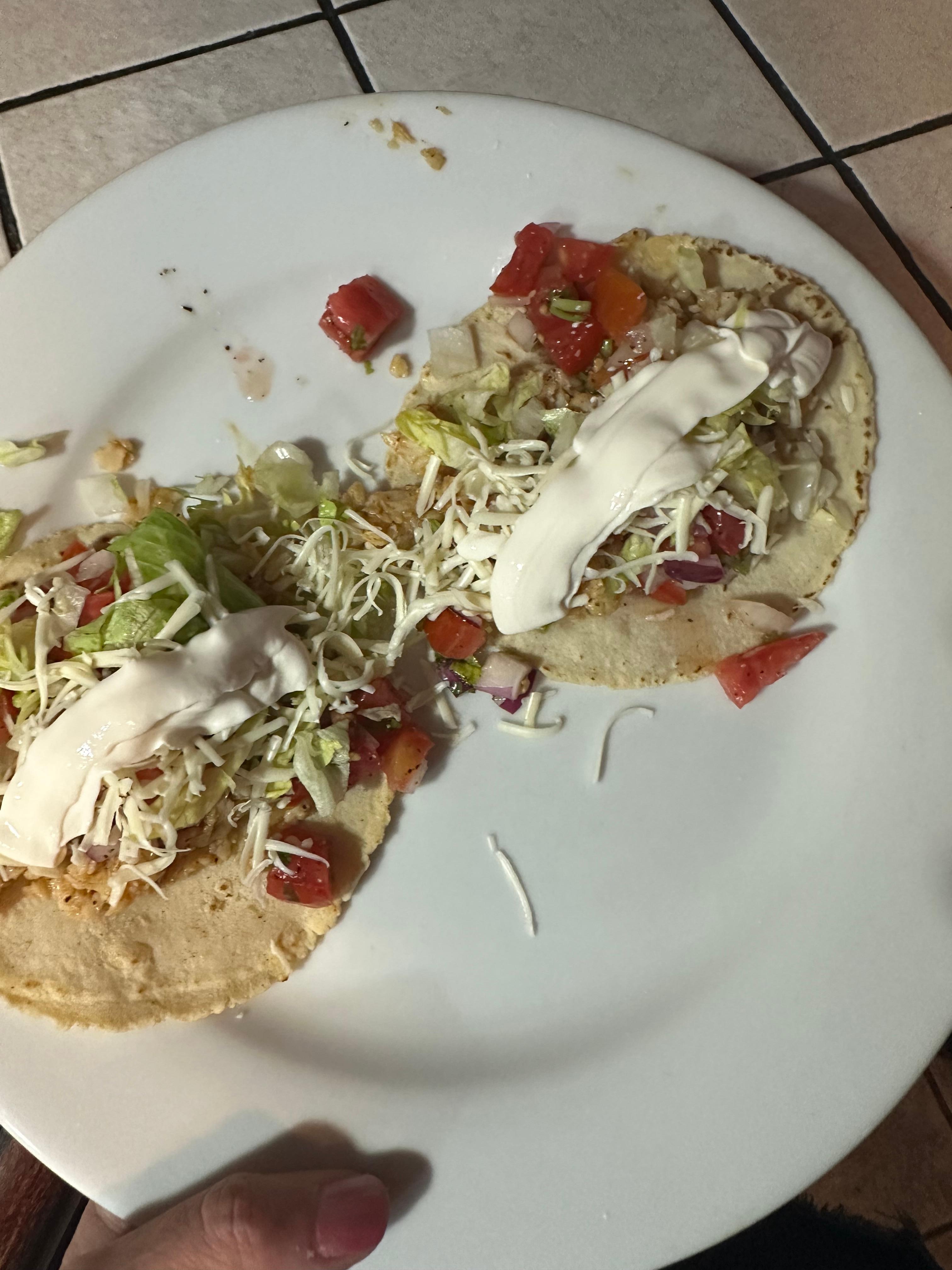 Tacos Lucita made 
