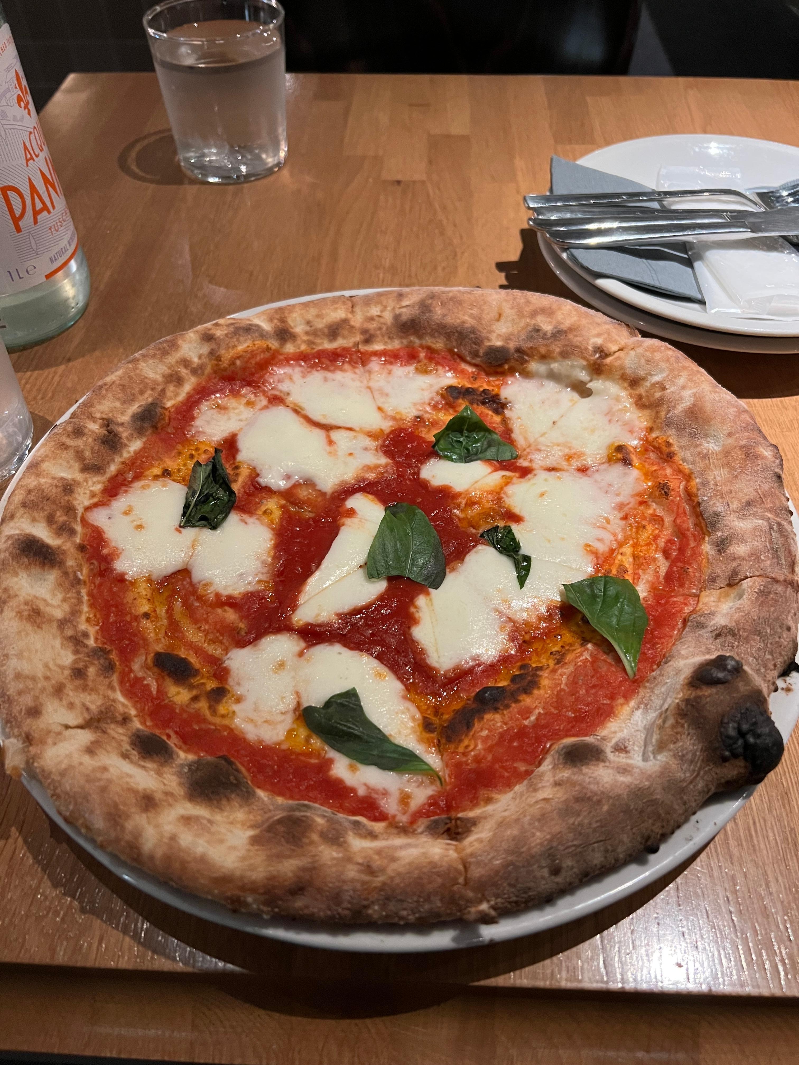 Pizza in the lobby