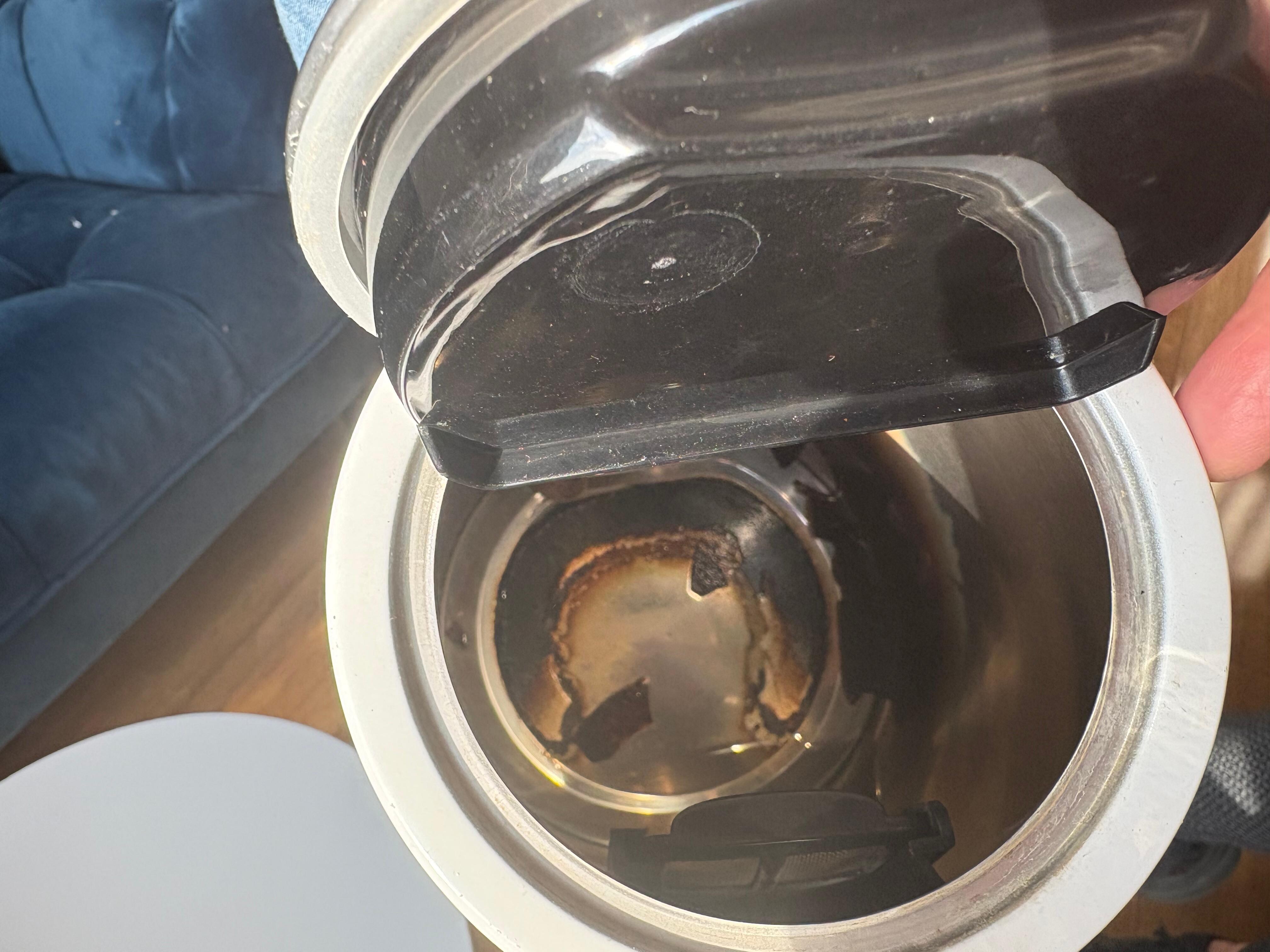 This is inside the tea kettle. 