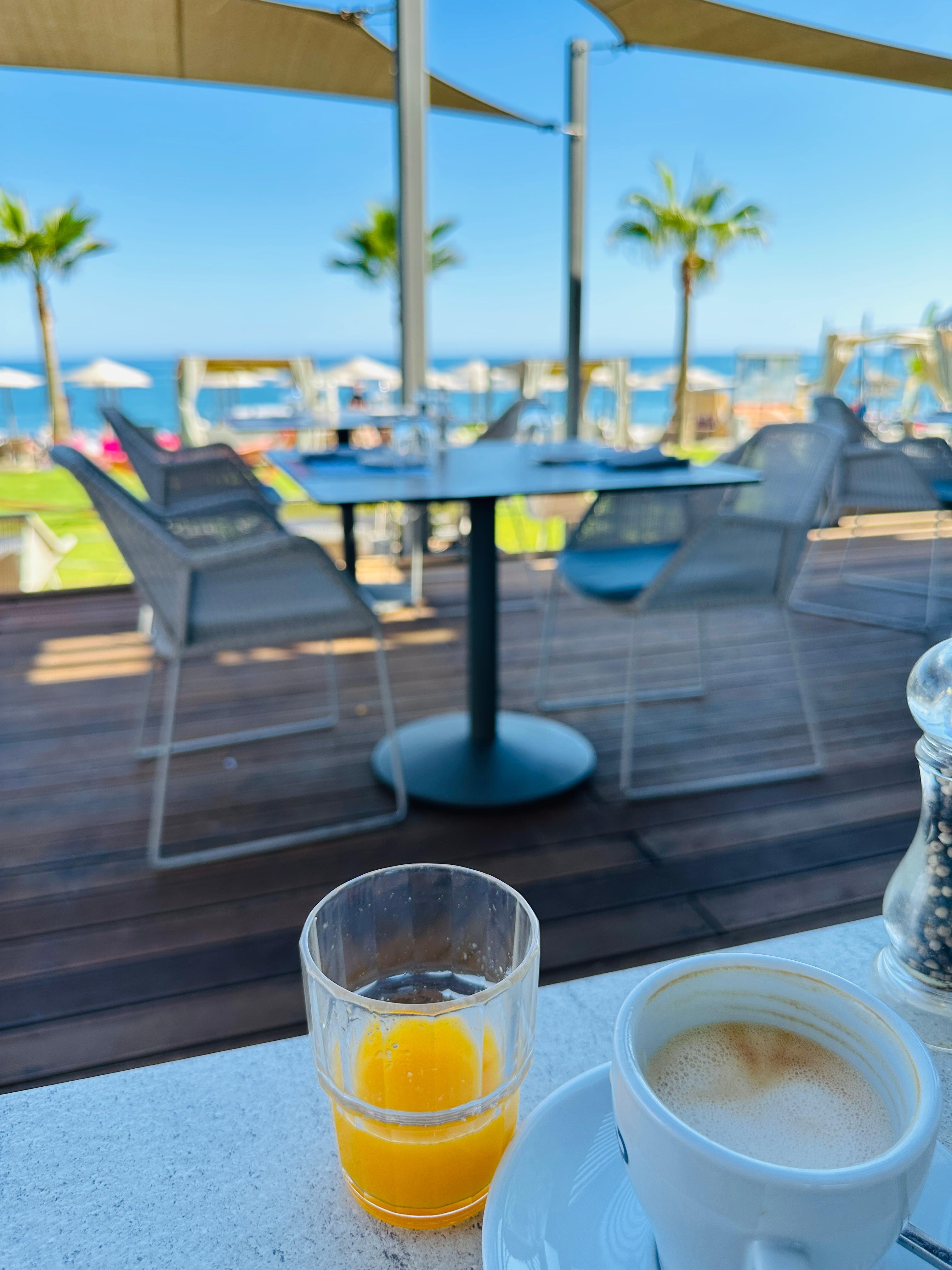 View from breakfast table 