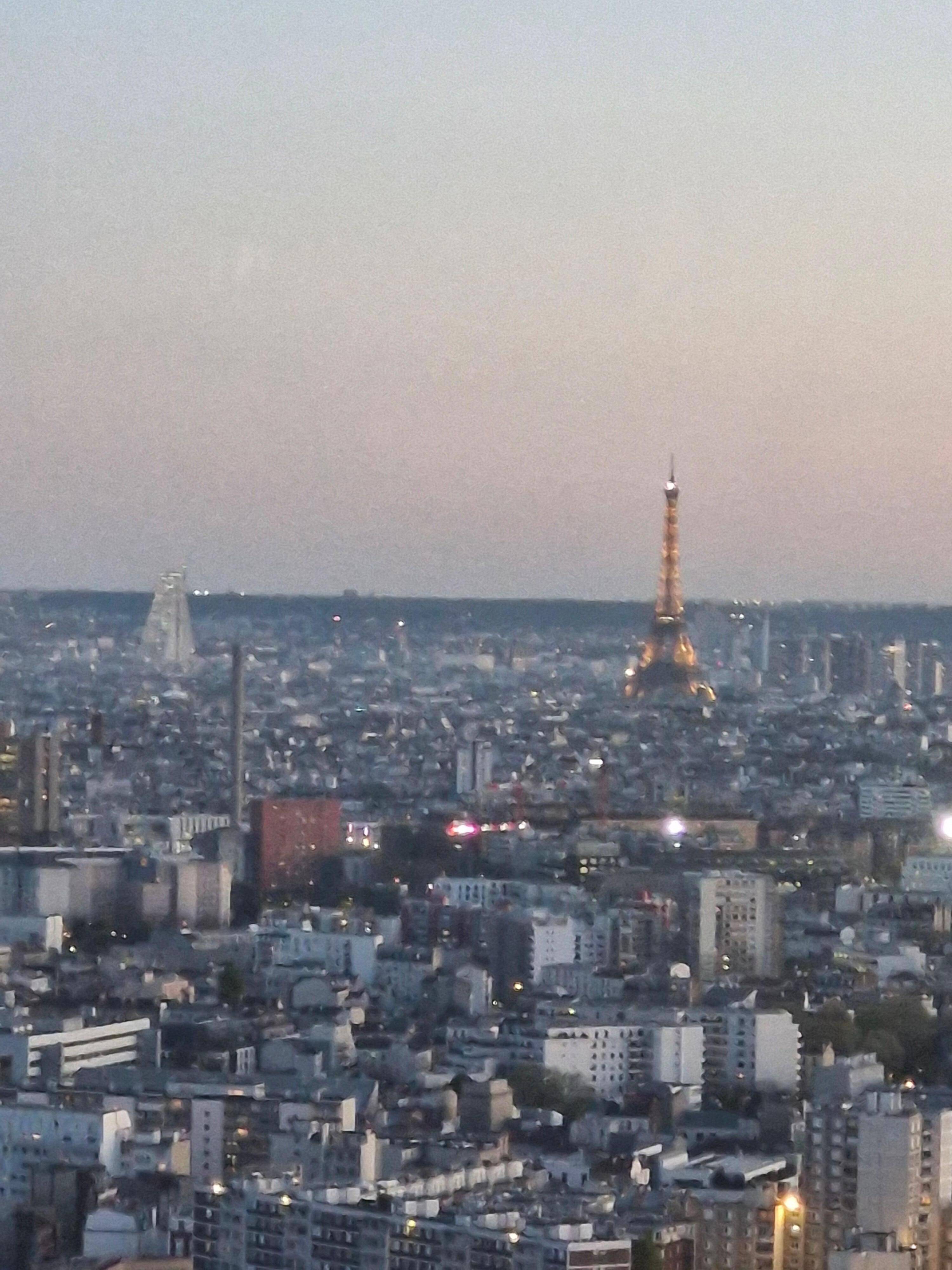 Vue panoramique depuis le 40ème étage de l'hotel