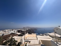 View from our room (deluxe with caldera view)