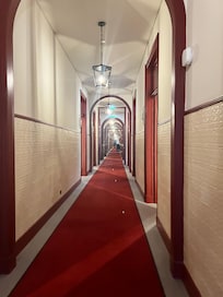 Long walk down the corridor