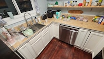 Kitchen is tight but worked out well. Casita also has a kitchen.