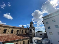 Desde la piscina