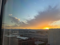 Sunset from window