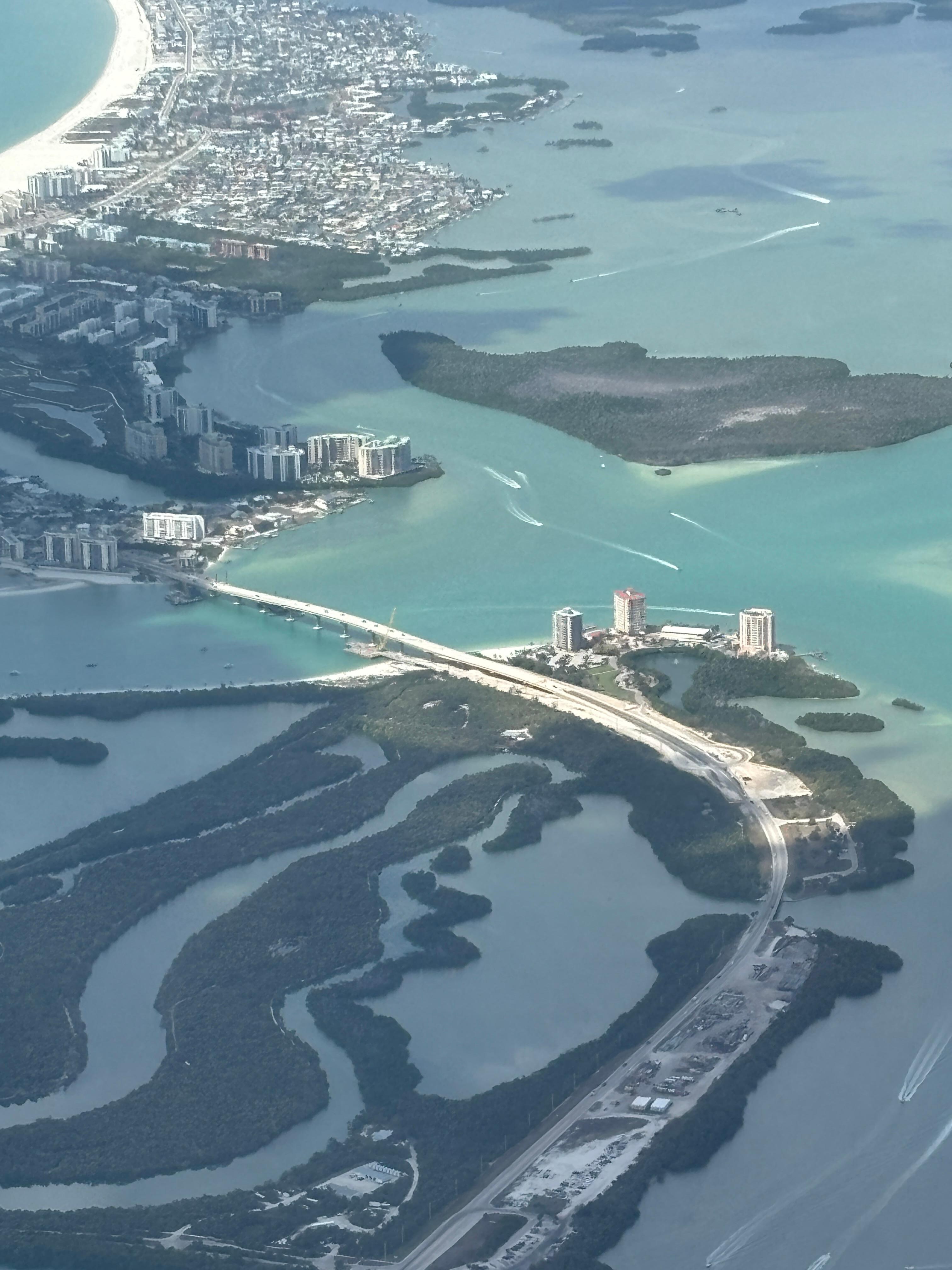 Condo from the airplane. (The one on the left.)