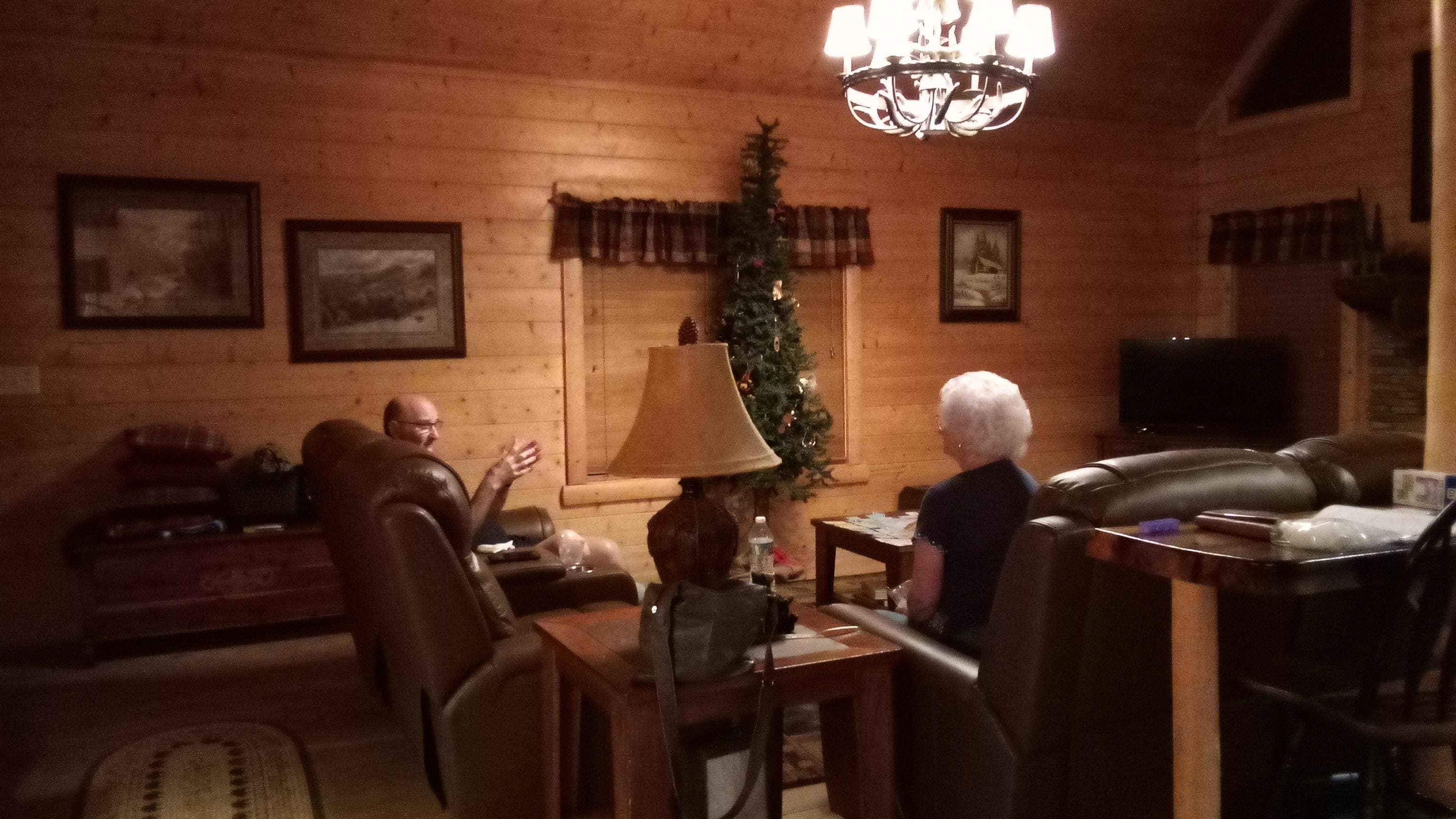 Large comfortable room.