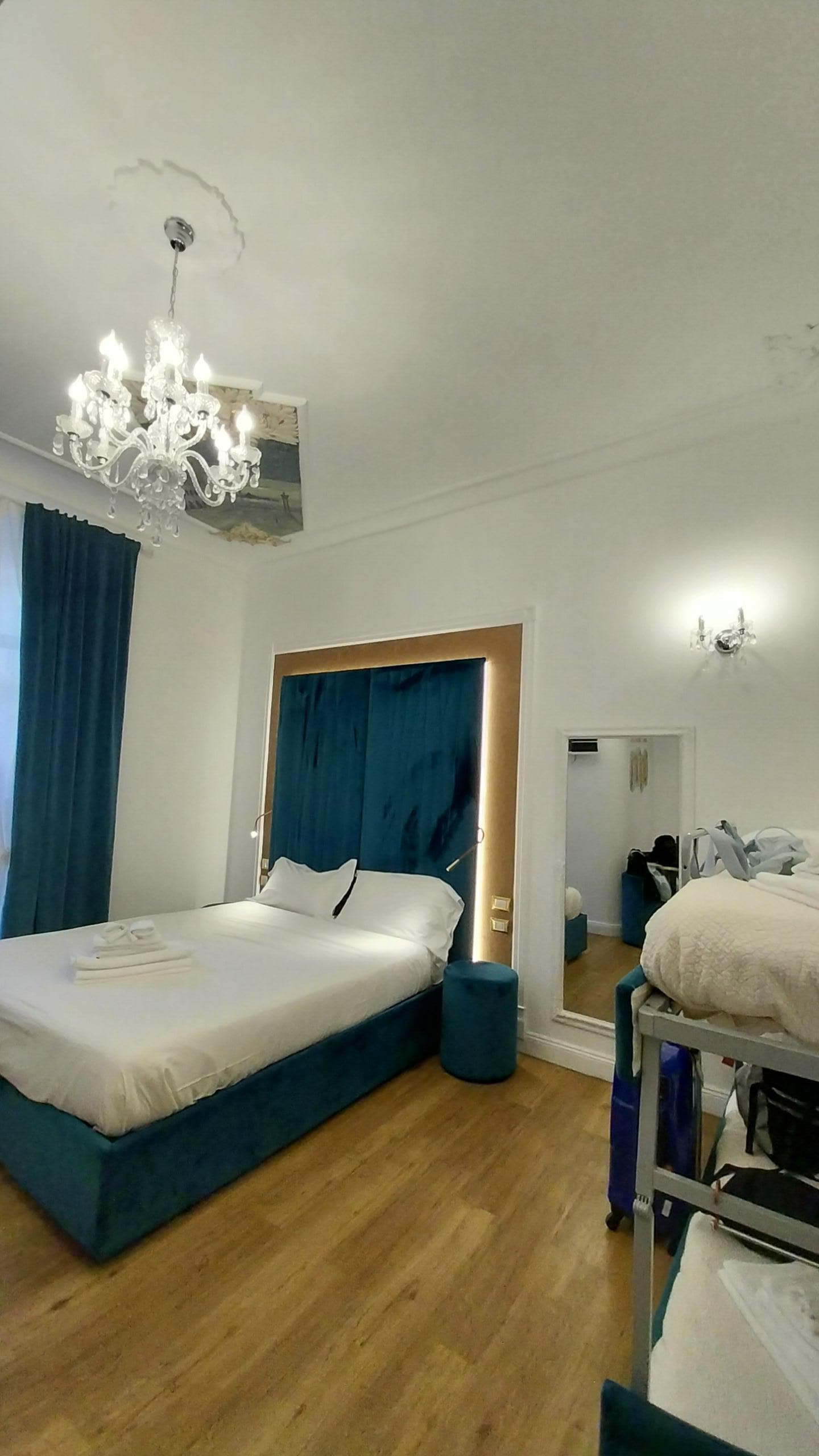 We stayed in a quadruple room.