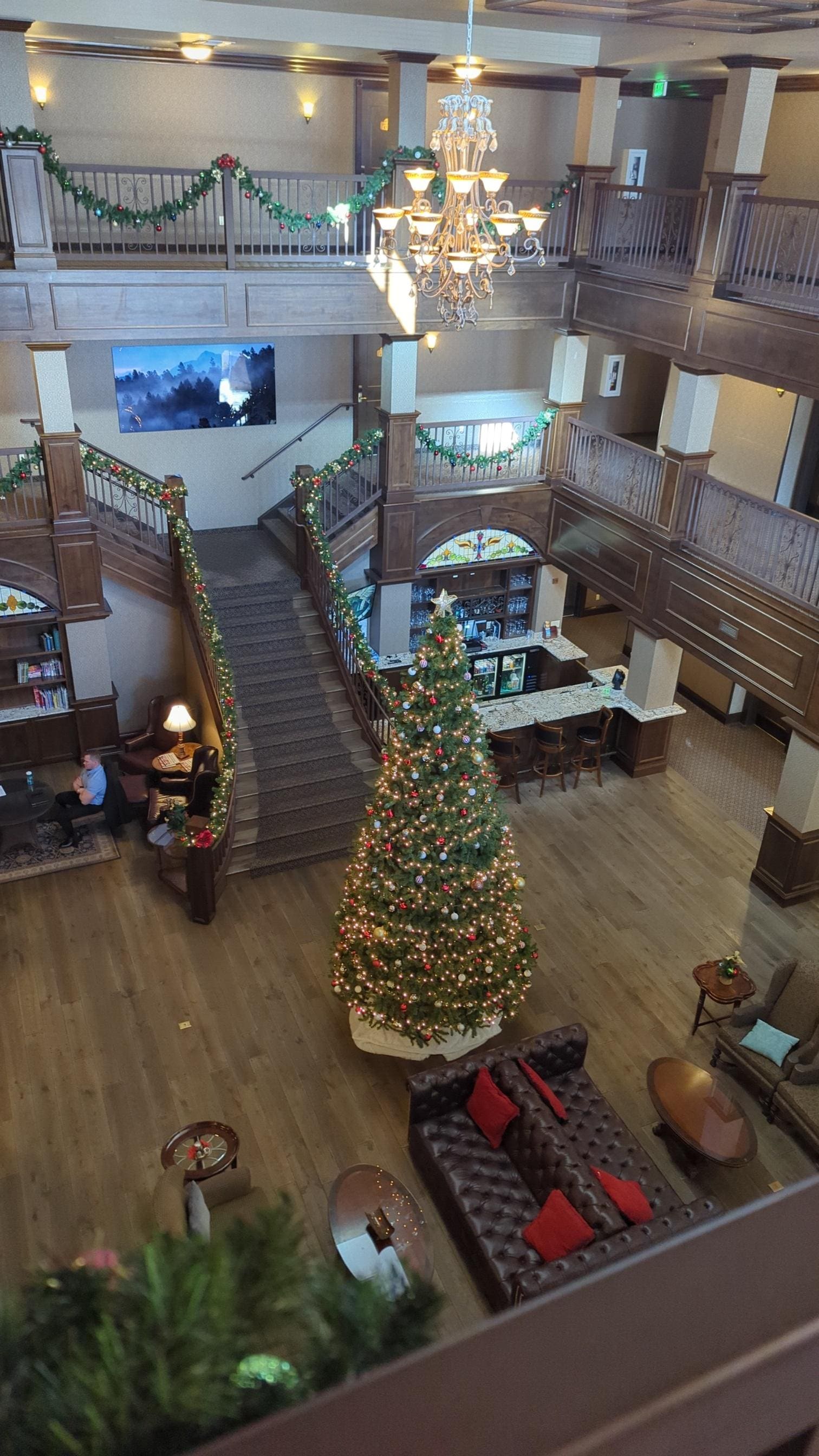 Lobby where our stay at, so many buildings they have