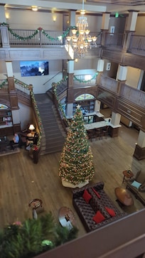 Lobby where our stay at, so many buildings they have