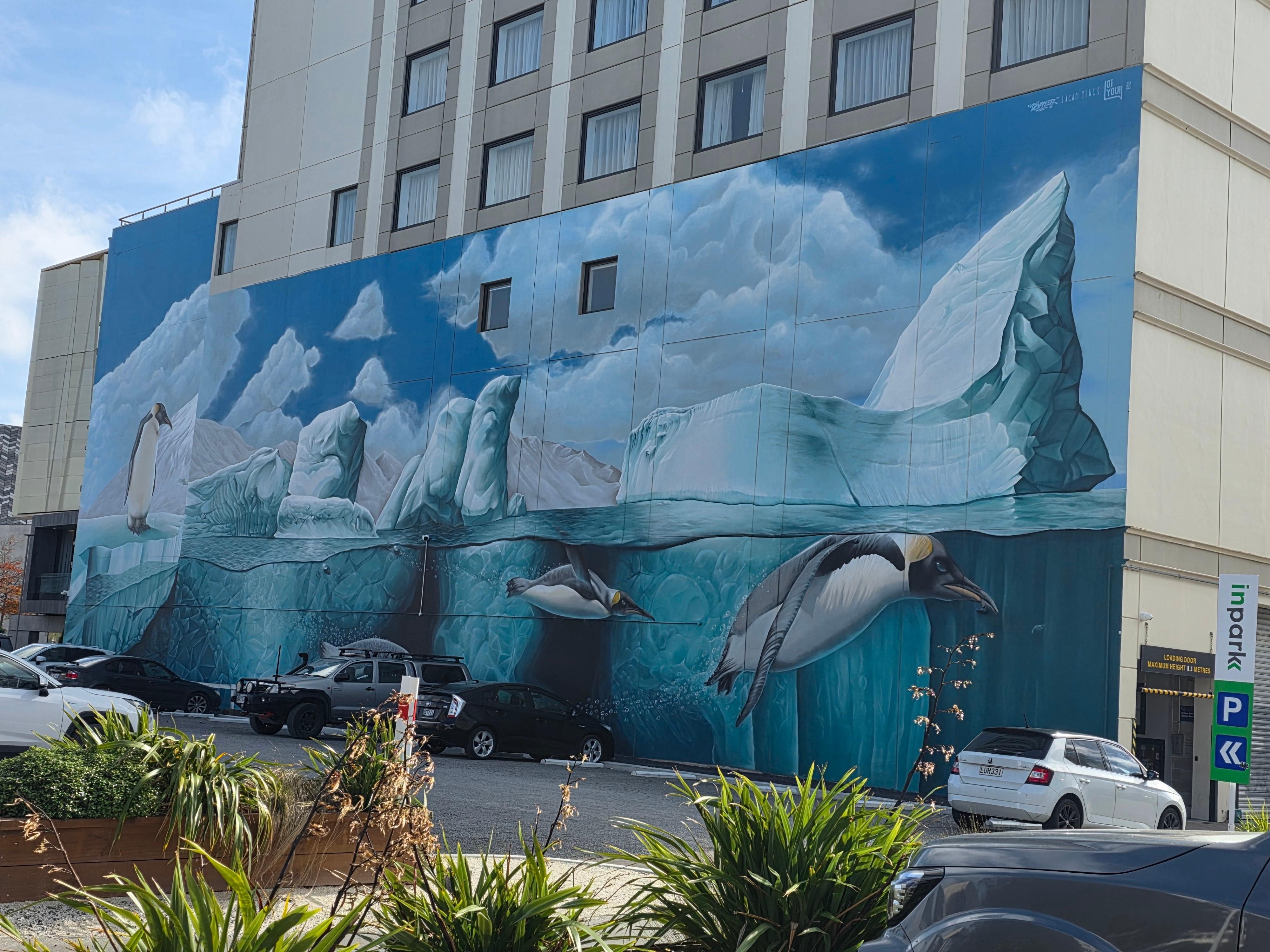 Marvelous street murals nearby!