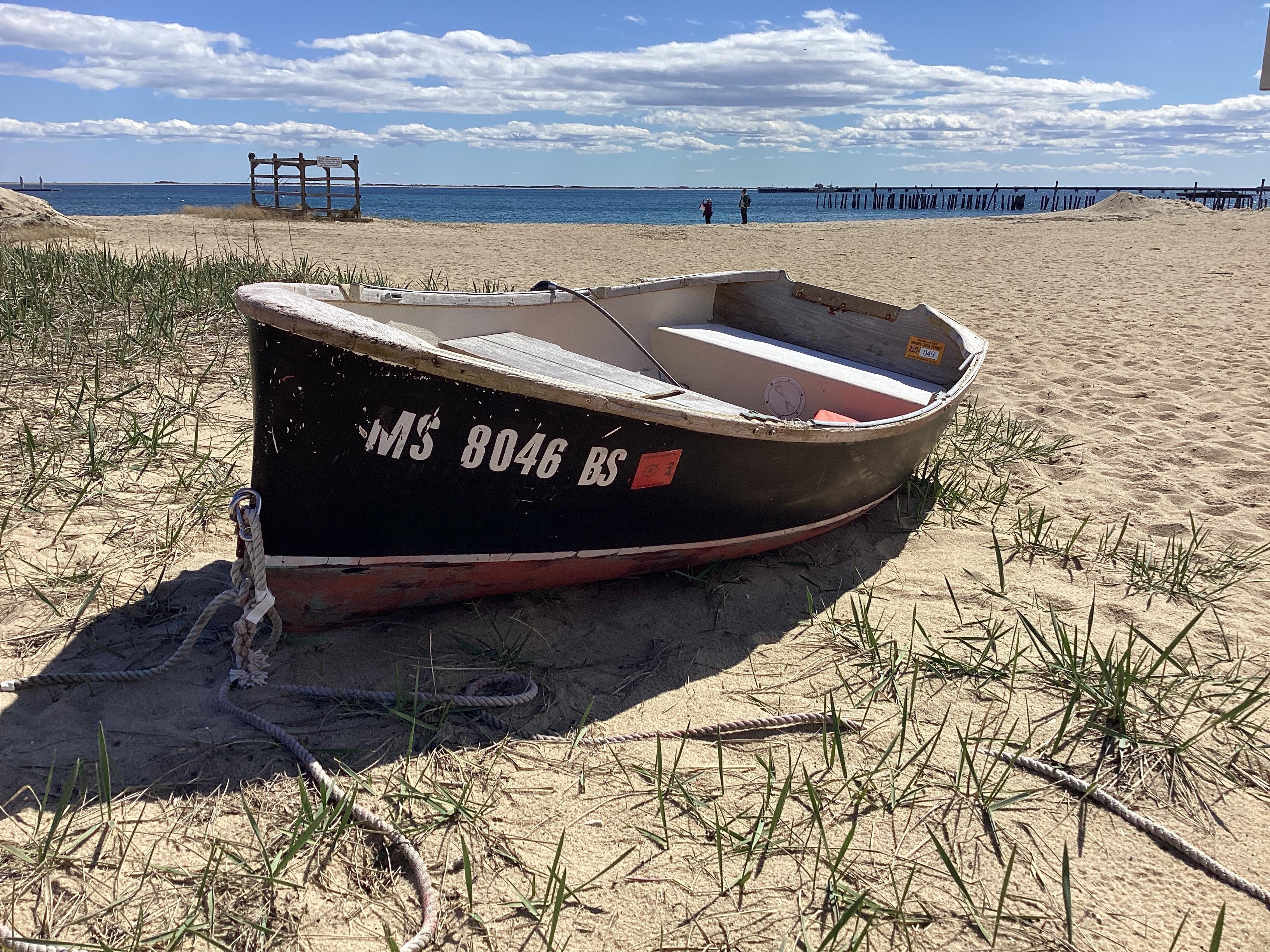 beached boat