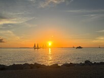 Lot's to do and see in Key West, including taking in the sunset at Fort Zachary Taylor State Park, after a day at the beach.