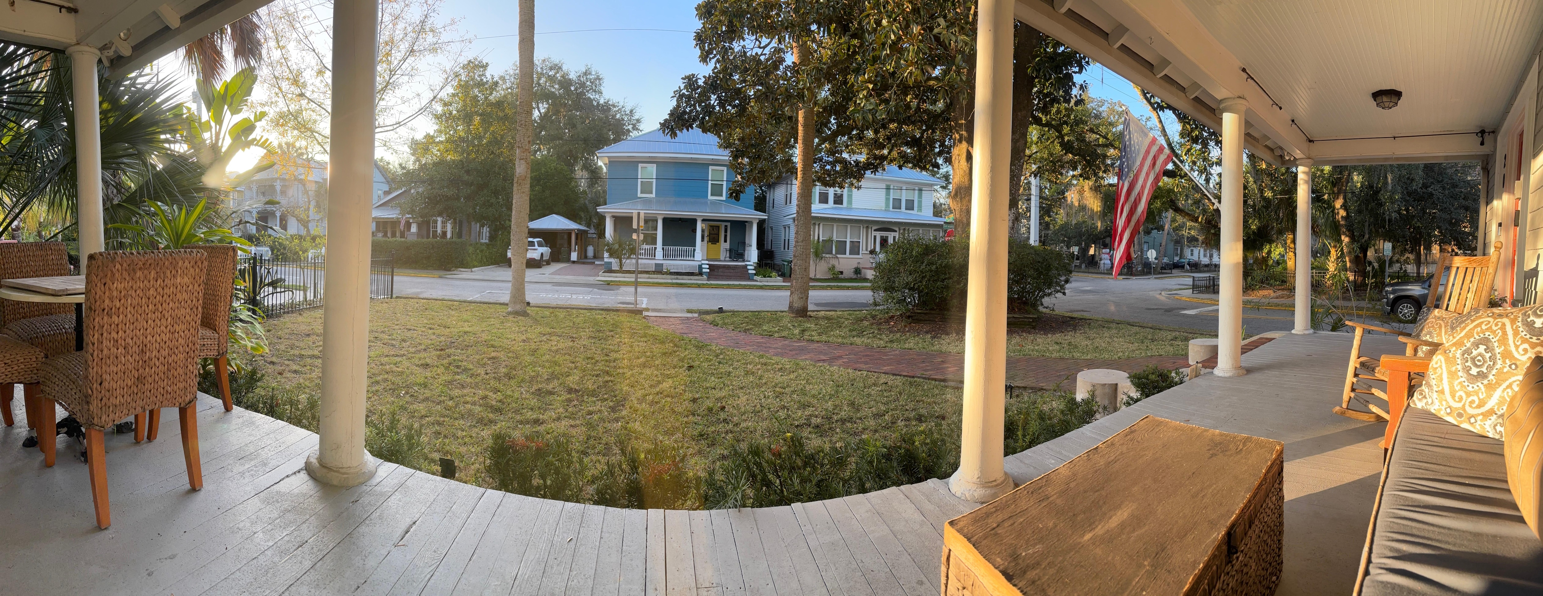 View from porch