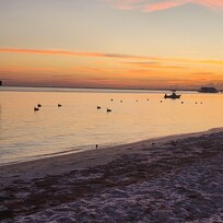 sunrise from the house