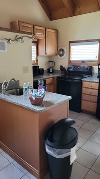 Small kitchen but had everything you needed. Perfect for us!