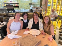 Celebrating my mothers 79th birthday and my daughter's admission to Royal Veterinary College summer experience