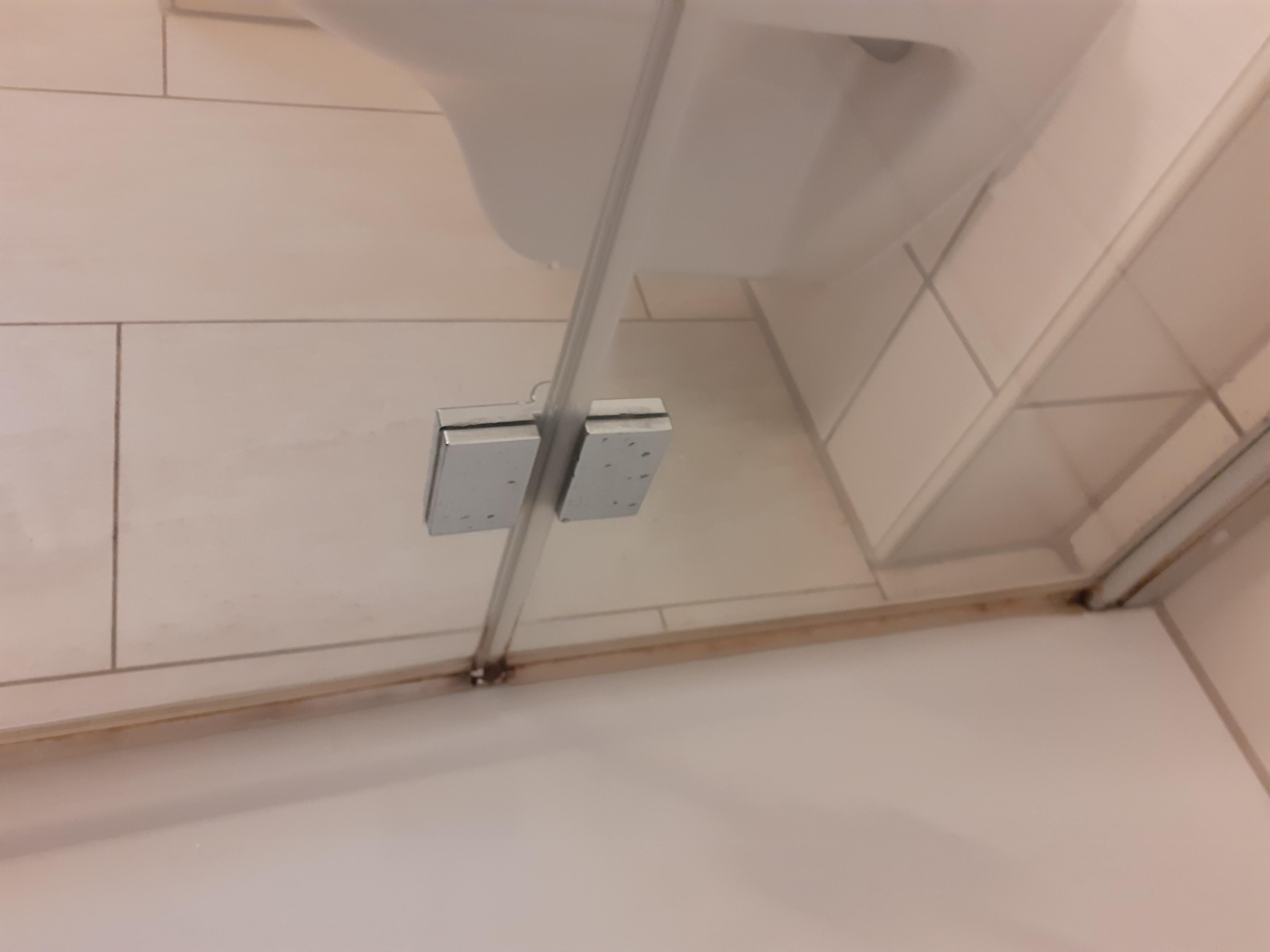 Dusche, Schimmel, alte Seifenreste