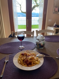 View from dining table